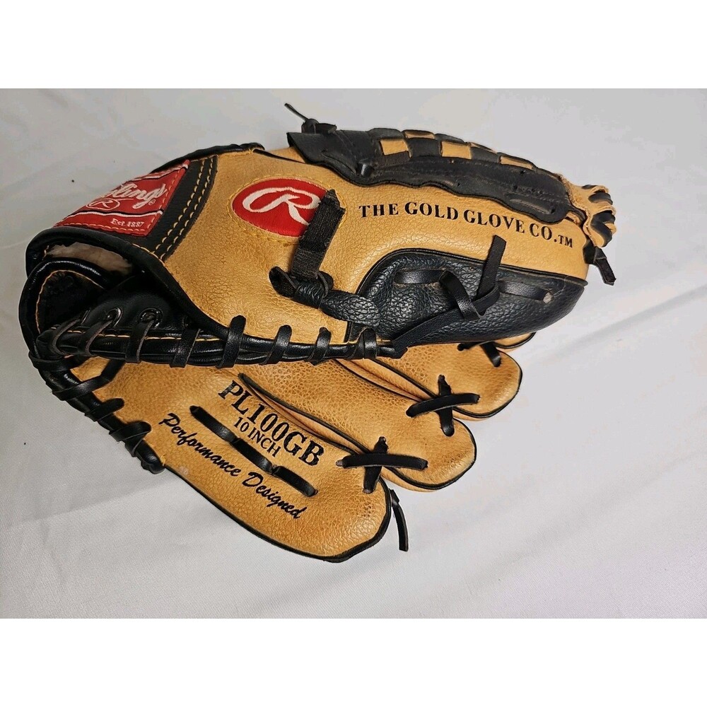 Rawlings Derek Jeter Youth Baseball Glove Basket-Web Right Hand Throw 10.5"